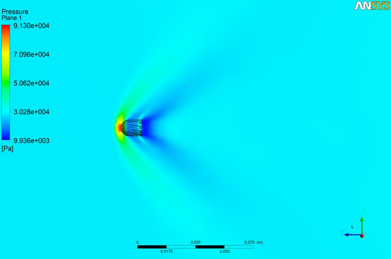 Pressure Plot ~1560fps Pressure Plot ~1560fps