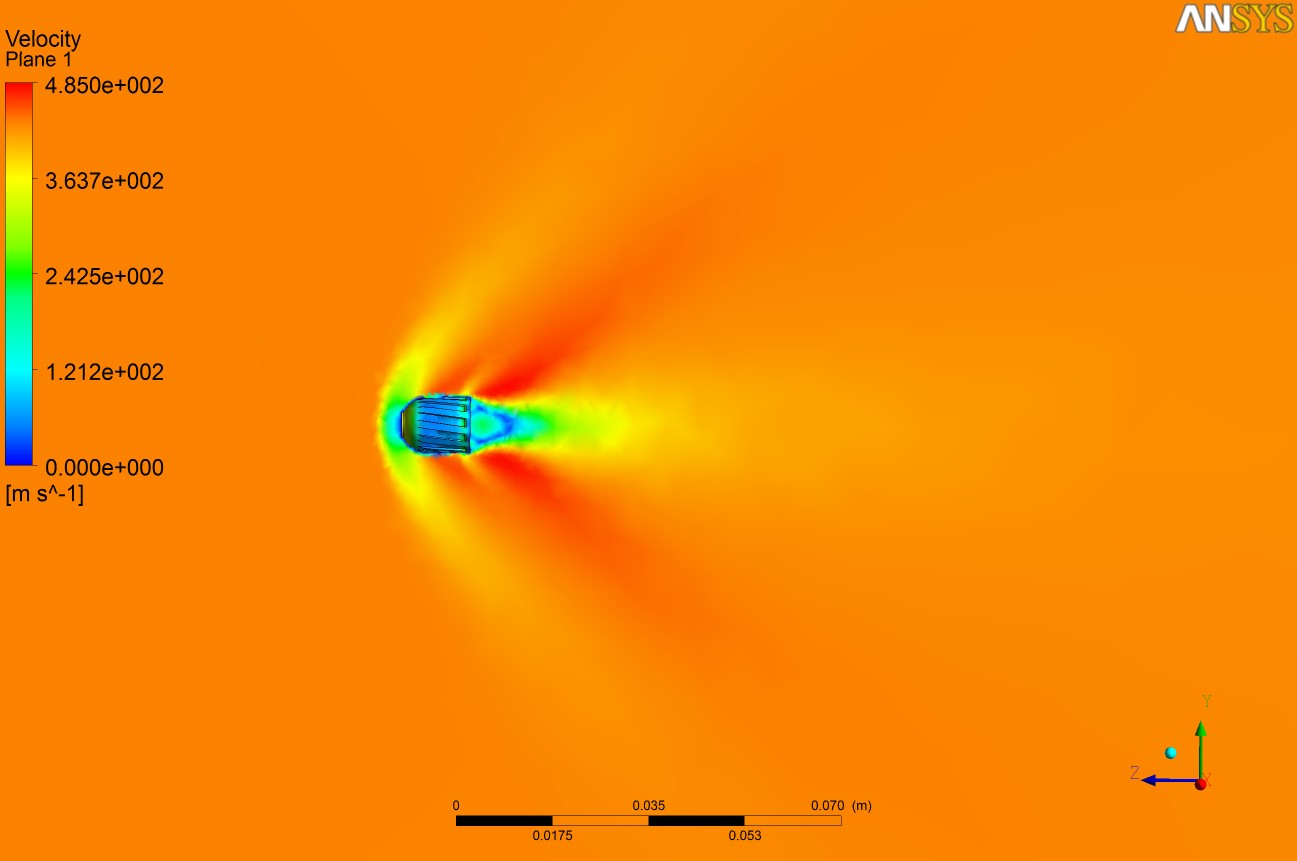 Velocity1 Velocity Plot ~1560fps